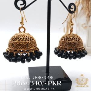 Golden Jhumka Earrings