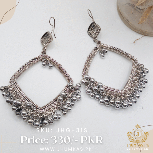 Indian Bali Earrings – Perfect Base for Resin Art & DIY Jewelry - Image 2