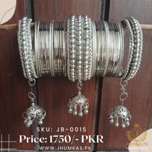 Ethnic Indian Plain Jhumka Bangles