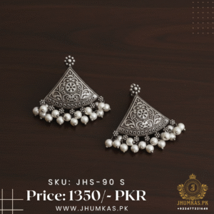 Light Weight Indian Oxidised Stud Earrings