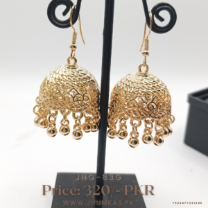 Festive Silver & Golden Small Jhumki