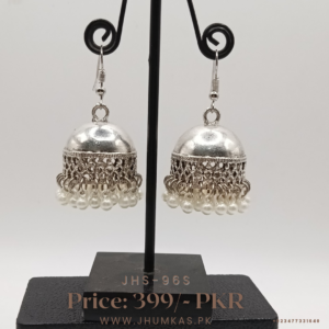 Oxidized Silver Jhumka