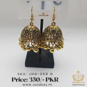 Traditional Silver & Golden Small Jhumki