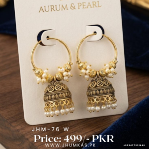 Fashion Gajra Bali Jhumkas Earrings