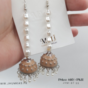 Painted Kashmiri Jhumka Earrings