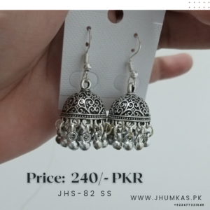 silver small jhumki