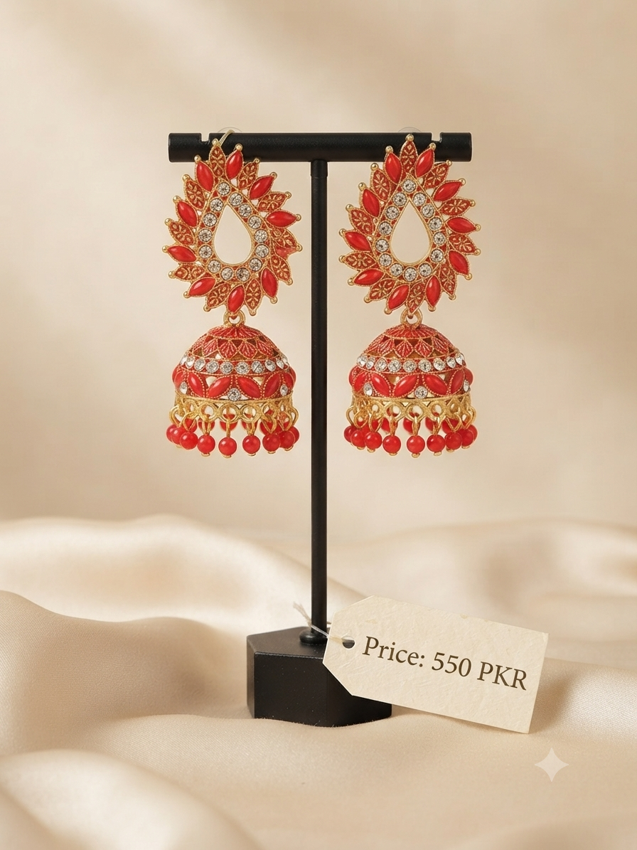 Fancy bridal jhumka