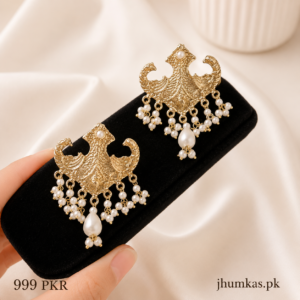 Designer Afghani Chandbali Earrings