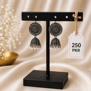 Small Silver Jhumka